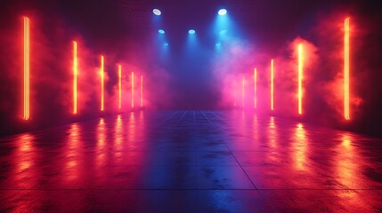 neon lights color background