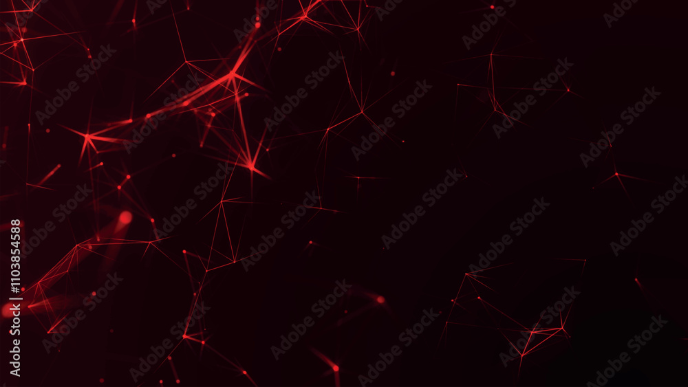 Poster abstract background with connecting dots and lines. network connection structure. plexus effect. abs