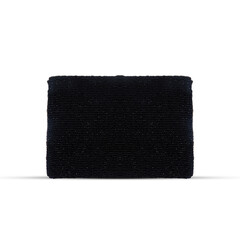 Handmade women butterfly purse on white background