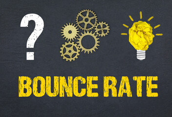 Obraz premium Bounce Rate 