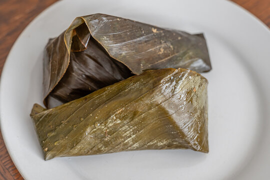 Tasty Nigerian traditional bean cake moi moi ready to eat