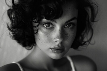Generative AI Old fashioned retro style gangster movie noir picture in dramatic scene moment