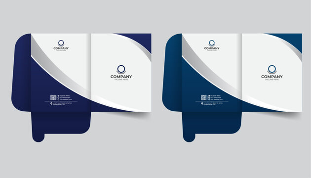 Abstract and colorful file folder design real estate File Cases. Stationery template design Company report cover or file folder design

