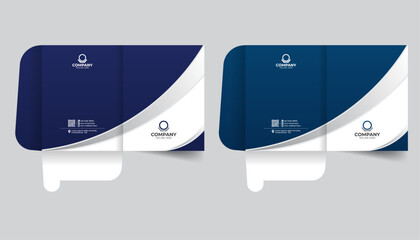 Luxury corporate presentation Document Folders for your business, abstract and colorful file folder design real estate File Cases. Stationery template design

