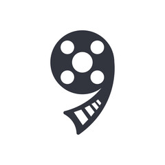 Cinema Logo Template Icon