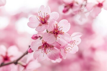 Obraz premium Cherry blossom in full bloom