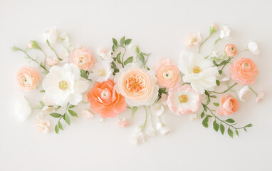Obraz premium Retro style floral texture art background