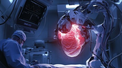Advanced Surgical Robot with AI Visualization Technology
