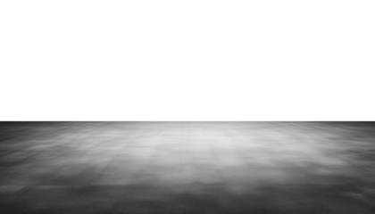 grey concrete floor isolated on transparent background cutout