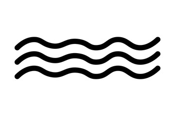 Water, river and sea symbol icons. For mobile concept and web design. vector illustration