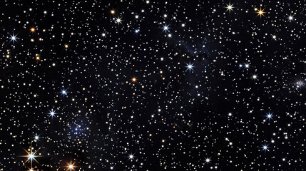 Fototapeta premium Minimalist Starlit Night with Tiny Stars