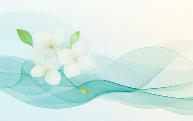 Vintage floral texture art background