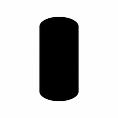 Nail shape icon. Flat image