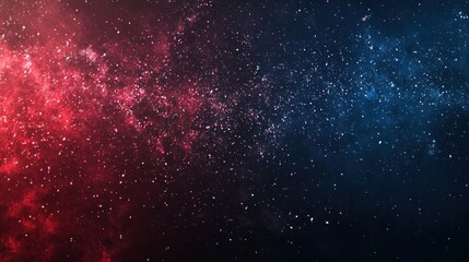 Naklejka premium Patriotic fireworks background with red, white, and blue fireworks over a dark sky, perfect for Independence Day themes.