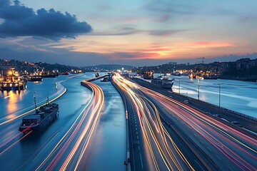 traffic on the highway