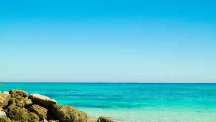 Beach in Vada, Italy.