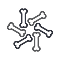 Bone Logo Template Icon