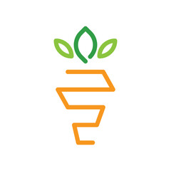 Carrot Logo Template Icon