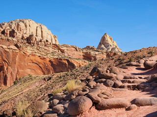 A View from the Cohab Trail in Capital Reef National Park, Utah