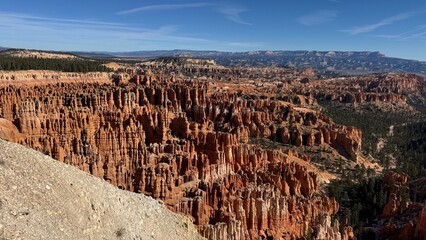 Bryce Canyon from the rim of the canyon