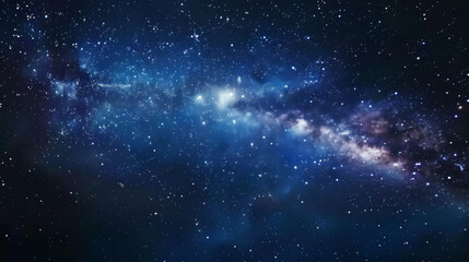 Obraz premium Countless Stars Under a Calm Night Sky