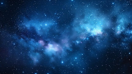 Obraz premium Beautiful Milky Way in Starry Night Scene