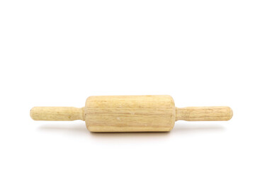 Rolling pin isolated on white background..