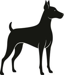 Cats and dogs silhoutte vector styles