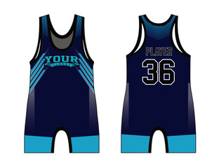 Wrestling singlets are designed with an elegant edgy and wild look. The design template is a perfect fit for all sportswear, casual wear, shirts, fashion apparel, and all kinds of othe fashion apparel