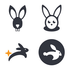 Rabbit Logo Template Icon