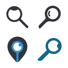 Search Logo Template Icon