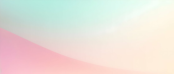 Blurred gradient Light Pink and Aqua and Pale Yellow background