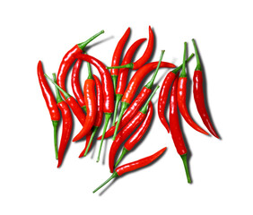 Collection of Red Chili Peppers