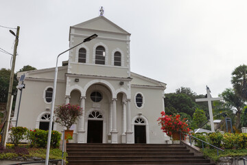 Fototapeta premium Immaculate Conception Cathedral or Cathedral of Victoria, Seychelles
