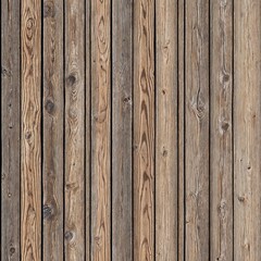 Fototapeta premium Wood background banner panorama long - Brown wooden acoustic panels wall texture , seamless pattern