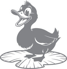 illustration of duck
