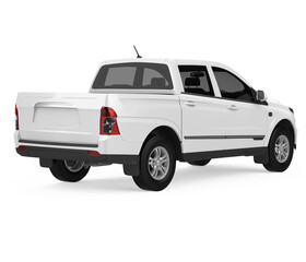 Pickup Truck Isolated