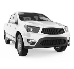 Pickup Truck Isolated