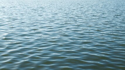 Obraz premium Ripples of water on a tranquil lake surface, reflection, peaceful