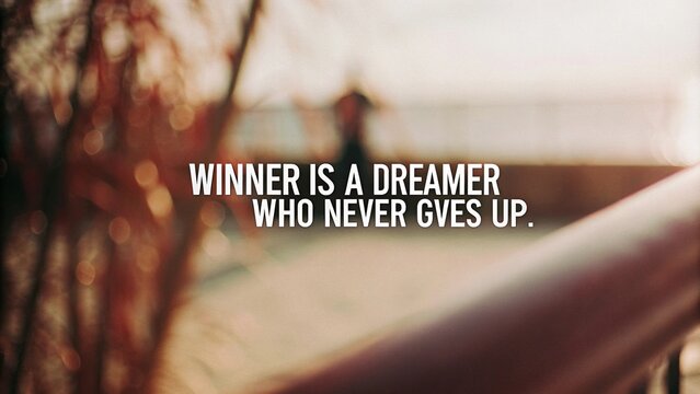 Inspirational journey of a dreamer embracing challenges and achieving success in life's pursuit