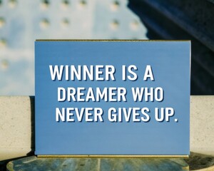 Fototapeta premium Inspiring action embracing dreams and resilience in life's journey for personal growth and success