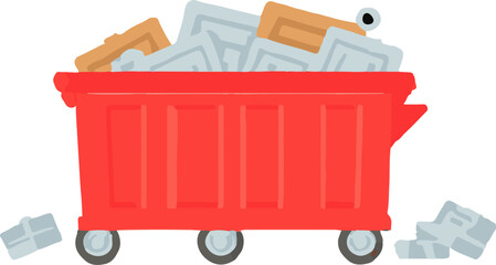 Dumpster Community Waste Construction Bin