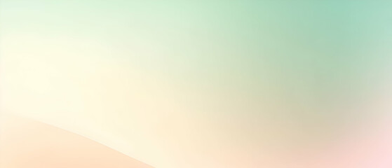 Blurred gradient Light Yellow and Mint Cream and Blush background