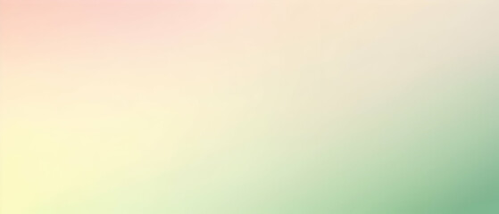 Obraz premium Blurred gradient Light Pink and Mint Cream and Light Yellow background