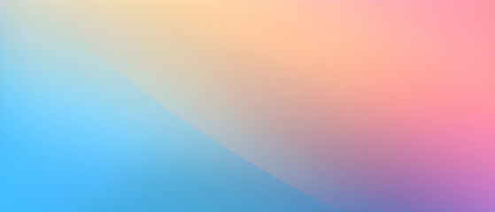 Blurred gradient Light Yellow and Light Pink and Sky Blue background