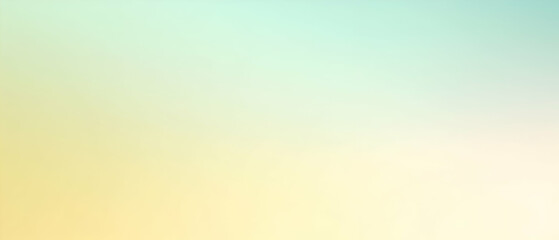 Blurred gradient Light Yellow and Light Mint and Blush background