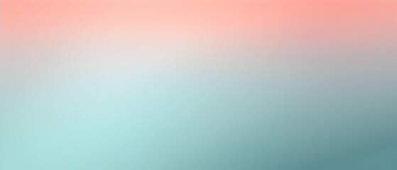 Obraz premium Blurred gradient Light Gray and Light Aqua and Light Coral background