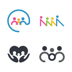 Family Care Logo Template Icon