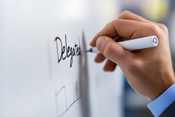Delegating Tasks on Whiteboard
