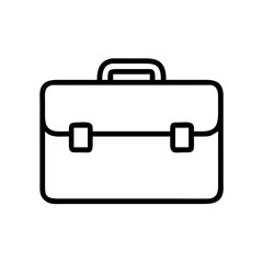 Good icon of a professional briefcase outline
